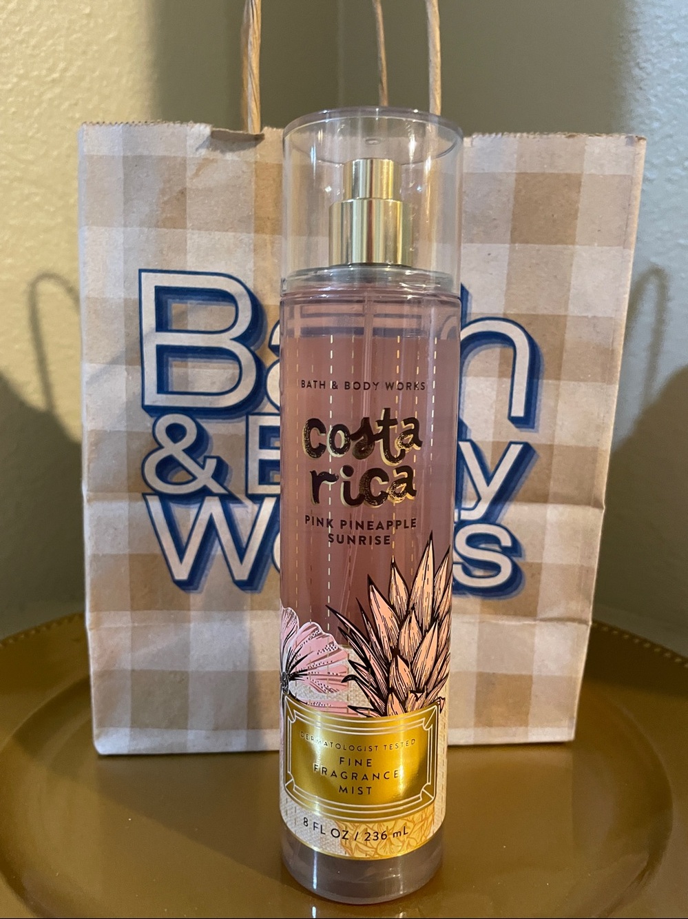Bath & Body Works Costa Rica Pink Pineapple Sunrise Fragrance Mist-8 oz bottle - Picture 3 of 9